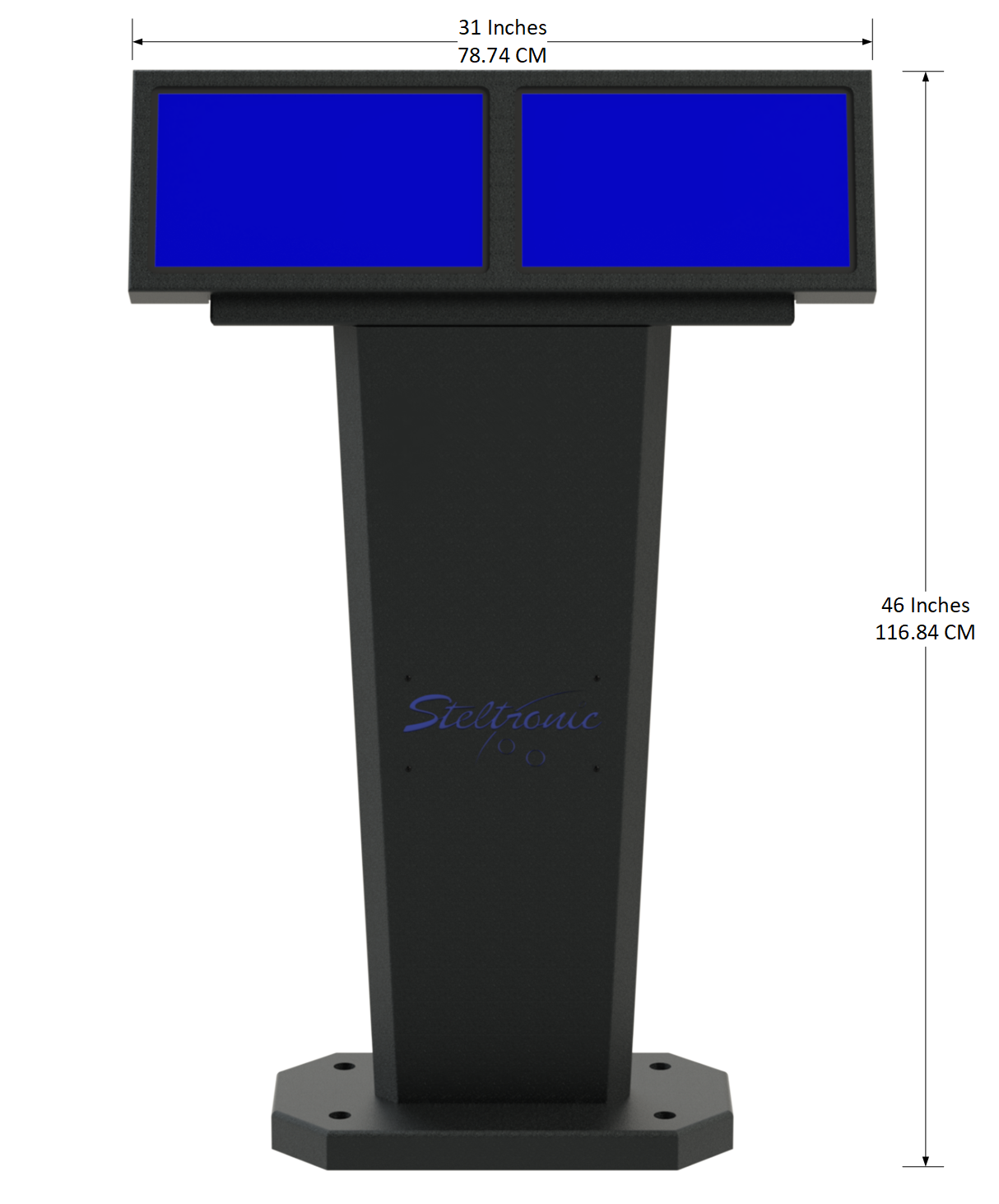 Steltronic Dual Touch Screen Console